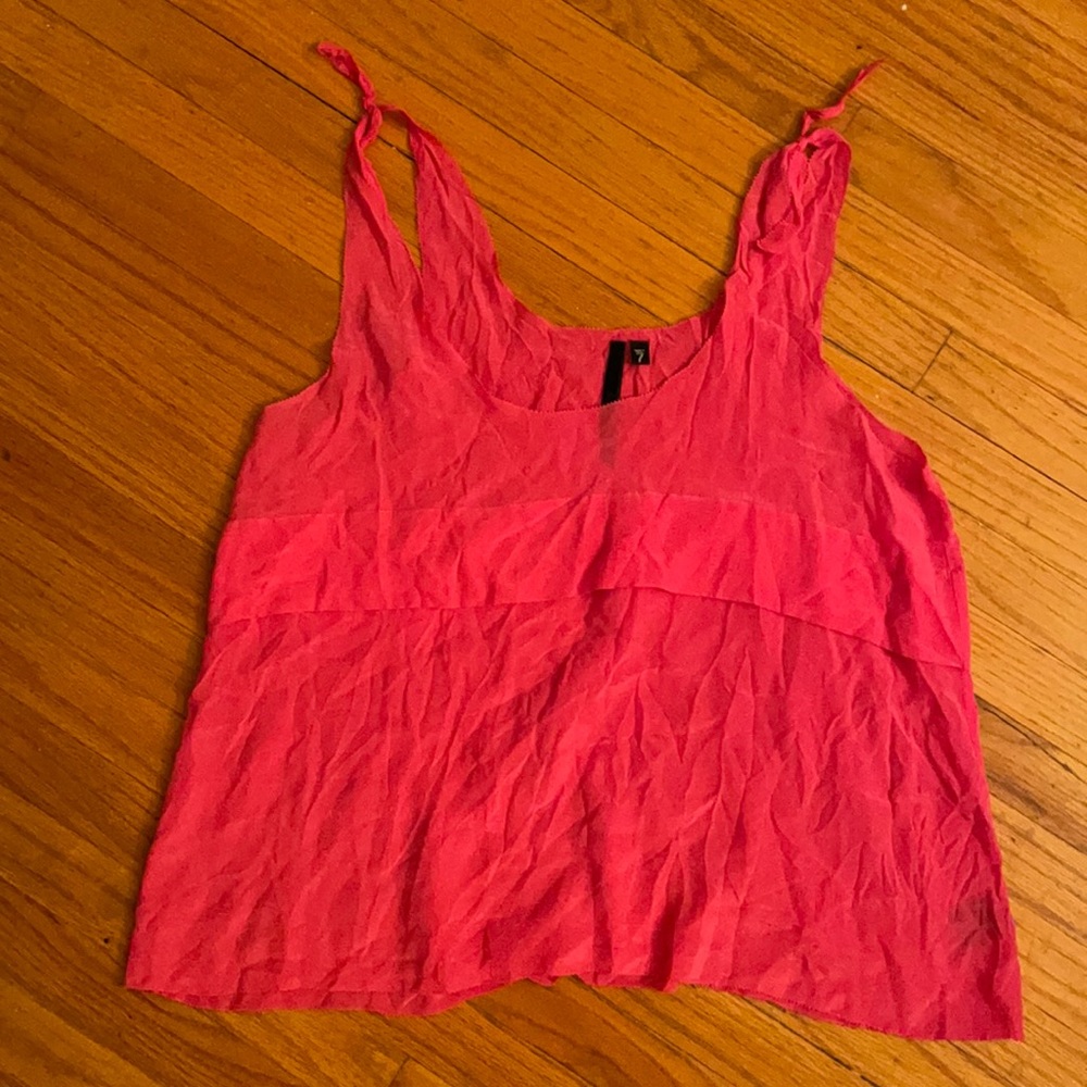 Bellatrix Silk Pink Tank Top